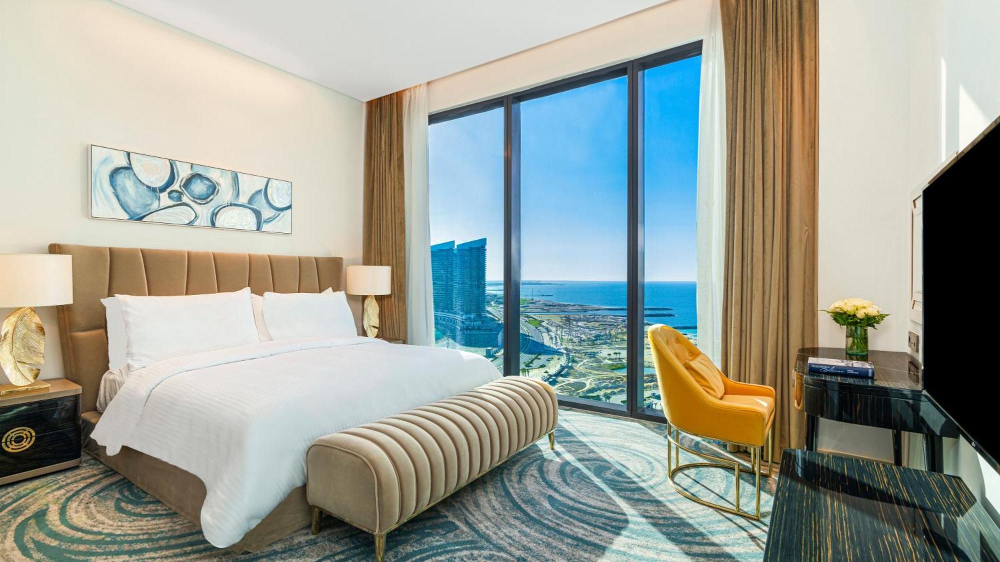 Rixos Premium Alamein El Alamein Phòng bức ảnh A bedroom at the hotel